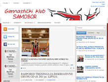 Tablet Screenshot of gk-samobor.hr